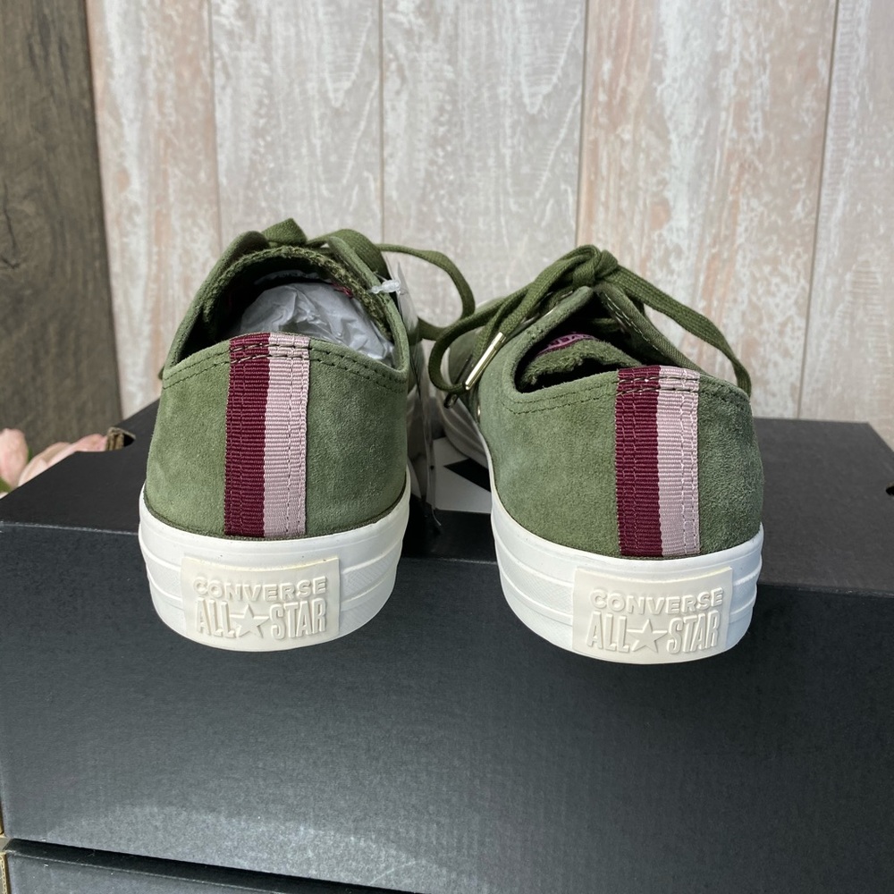 Converse Ctas Suede Herbal Green Low Top W AUTHENT - Picture 8 of 8